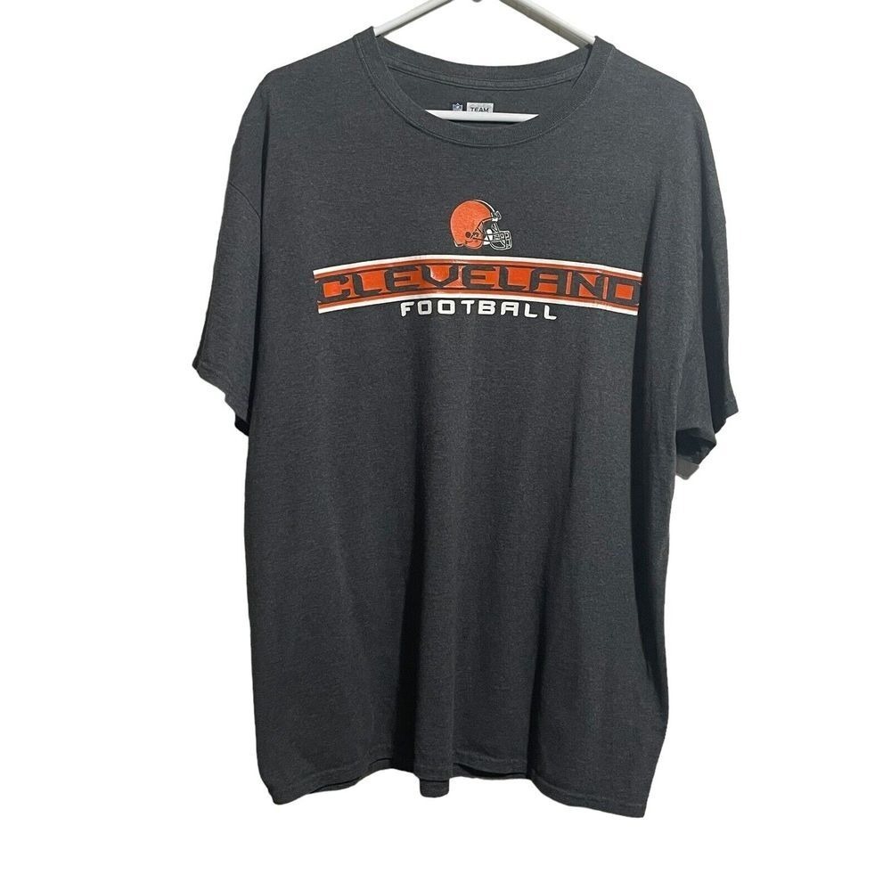 Cleveland Browns T-shirt Football Men XL NFL Team Apparel Gray Dawg Pound